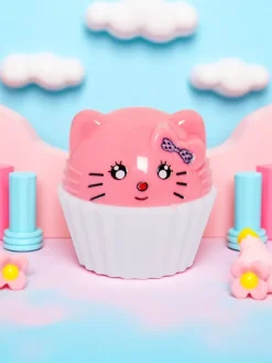 Dziecięcy balsam do ust z kotkiem w babeczce - nawilża i regeneruje Usta