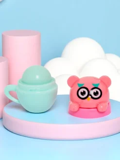 Discount Dziecięcy balsam do ust z misiem w kubeczku - nawilża i regeneruje Usta