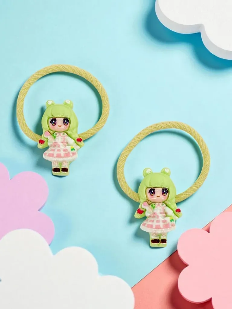 Hot Gumki do włosów Bambina Rosetta z motywem lalki Dziewczęce