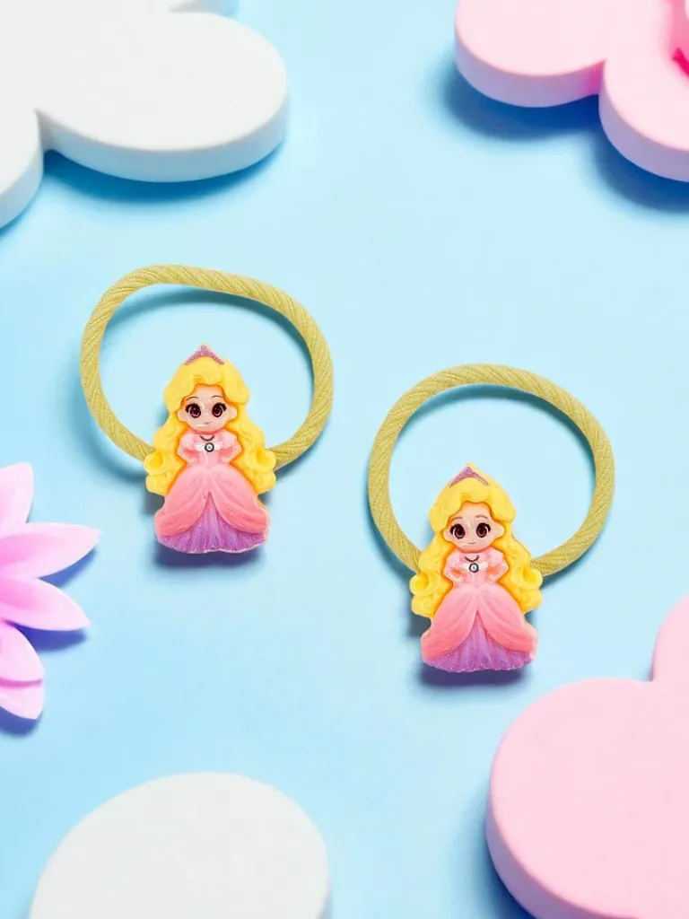 Clearance Gumki do włosów z motywem księżniczki Dziewczęce