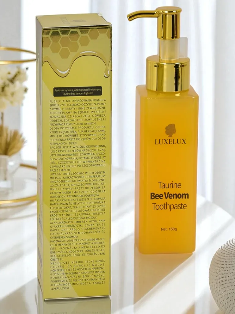 Imperium Aureum Pasta Tauryna i Jad Pszczeli Luxelux 150g Higiena I Zdrowie