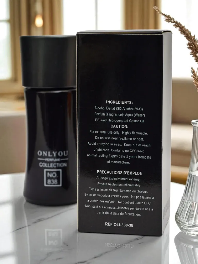 Hot Inspirowana woda perfumowana dla mężczyzn NO.838 Męskie Zapachy Męskie