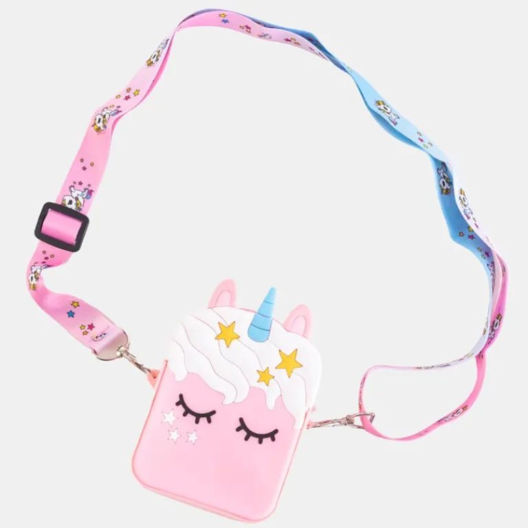 Sale Jasnoróżowa torebka z jednorożcem Unicorn - Akcesoria Dziewczęce