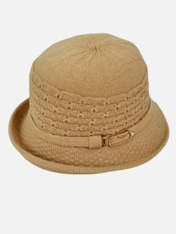 Clearance Kapelusz damski melonik z ozdobą Lily Anne Damskie Czapki I Kapelusze