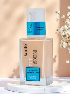 Clearance Karite Podkład do twarzy naturalne wykończenie Vanilla Nude Twarz