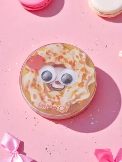 Clearance Kevin&Coco Donut Prasowany rozświetlacz do twarzy Red Donut Twarz