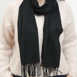 Discount Klasyczny damski szalik - Akcesoria Damskie Chusty / Apaszki / Szaliki