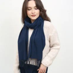 Best Klasyczny damski szalik - Akcesoria Damskie Chusty / Apaszki / Szaliki