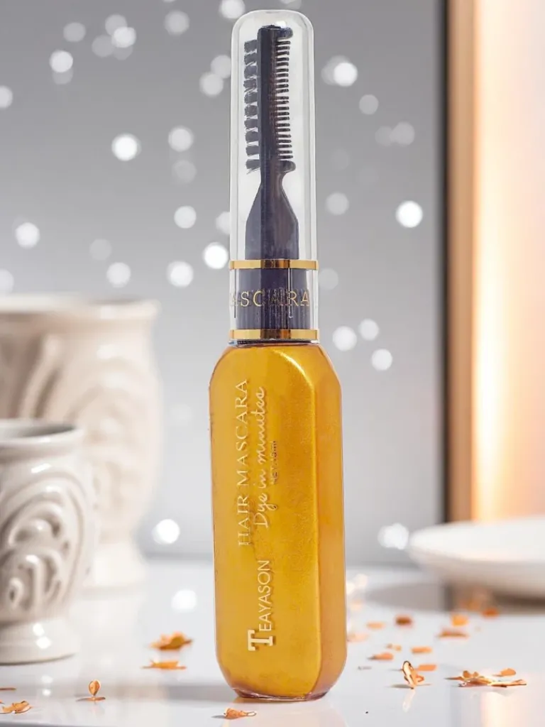 Hot Kolorowa maskara farbka do włosów Color Pop Gold Włosy