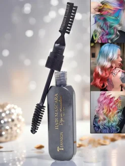 Outlet Kolorowa maskara farbka do włosów Color Pop Graphite Włosy