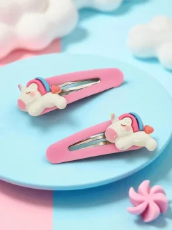 Clearance Kolorowe spinki do włosów Angelicornia Dziewczęce