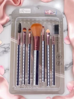 Kompaktowy zestaw pędzelków do makijażu Oczy|Twarz