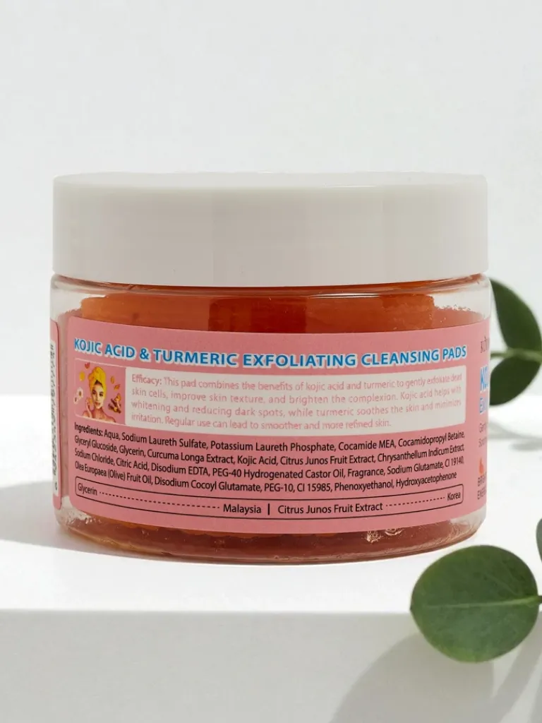 Best Kurkuma Coic Acid- Złuszczające Płatki Oczyszczającei Rozjaśniające Twarz