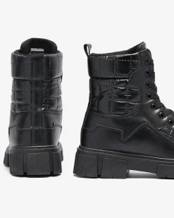 Online Lorenzo Classic Czarne Buty Damskie Workery|Botki Bez Ocieplenia