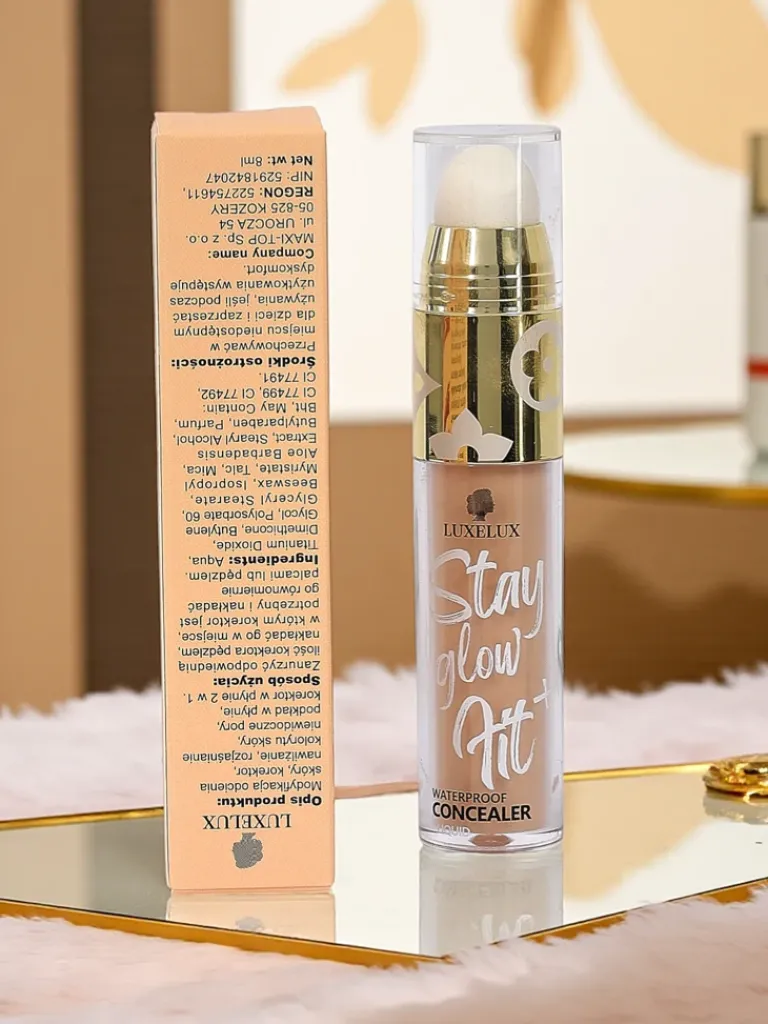 Best LUXELUX Aurelia Waterproof Concealer Stay Glow Hit 10ml do cery gładkiej Twarz
