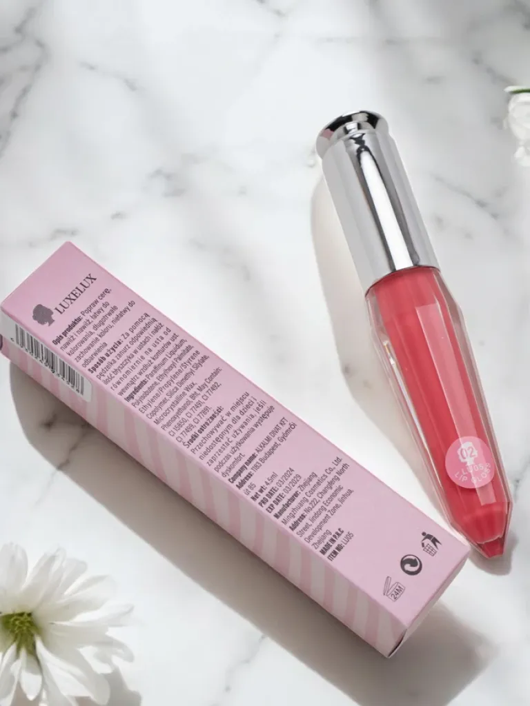 Sale Luxelux Błyszczyk do ust kolor Rose 02 4,5g Usta