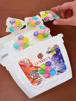 Hot Luxelux Kapsułki do prania 7w1 30 szt. Artykuły Chemiczne