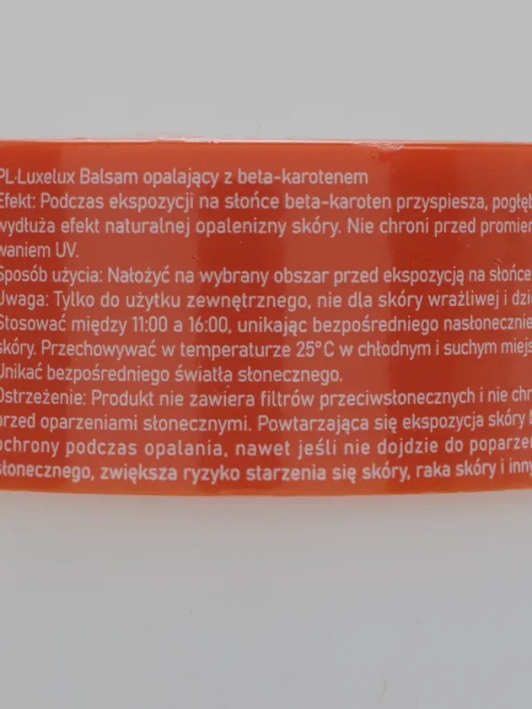 Sale Luxelux Krem przyśpieszający opalanie z beta karotenem 280g Ciało