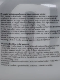 Sale Luxelux Maska do włosów przeciw łamaniu 800 ml Włosy