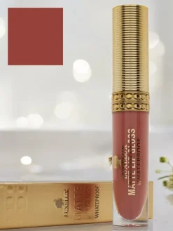 Sale Luxelux Matowy błyszczyk do ust kolor Marsala 02 4,5g Usta
