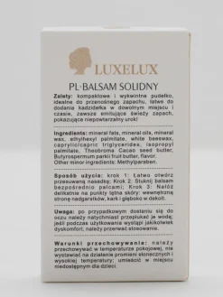 Clearance Luxelux Perfumy w Balsamie 10g Zapachy