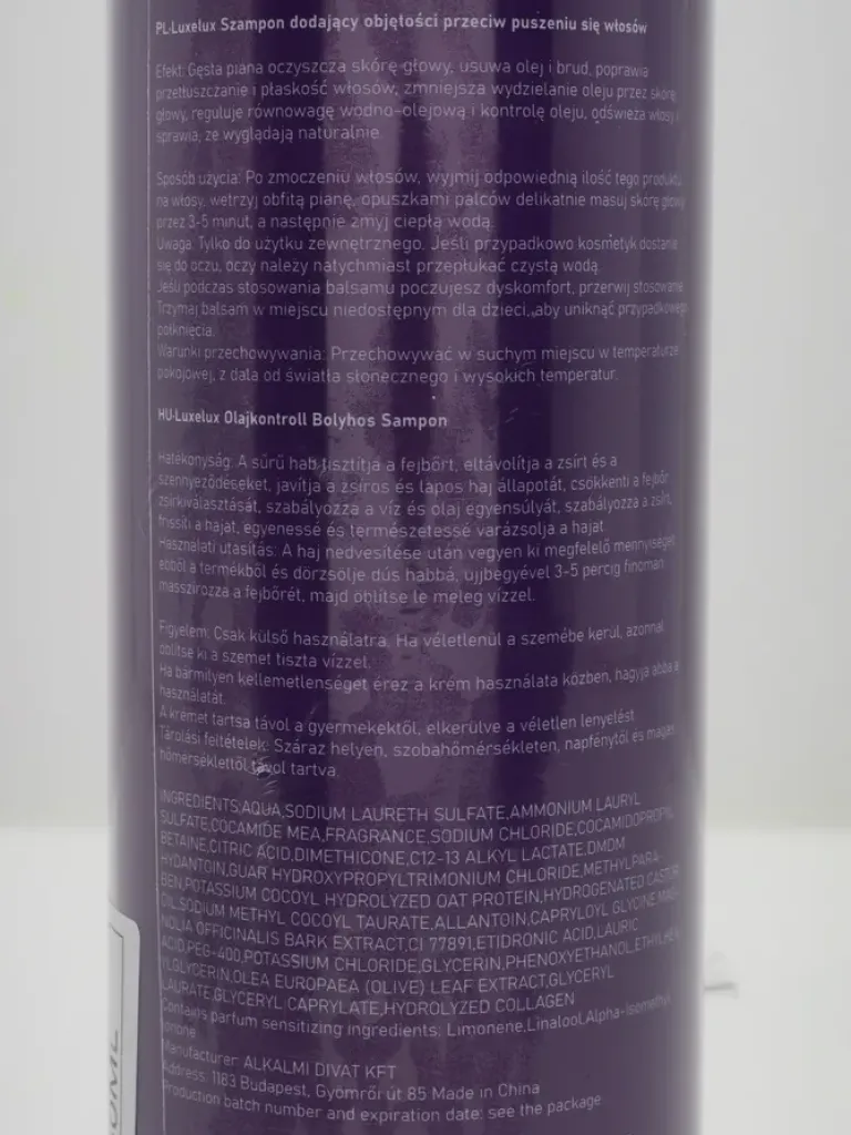 Best Luxelux Szampon do włosów BOTOX 760 ml Włosy