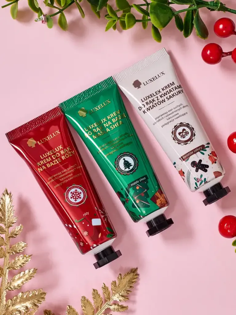 Best Luxelux Świąteczny zestaw kremów do rąk z serii botanicznej esencji 25g Dłonie