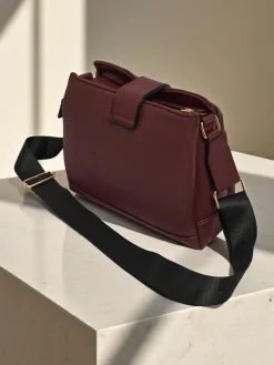 Outlet Mała pikowana torebka z miękkiej eko skóry Cinder Loom Damskie Małe Torebki