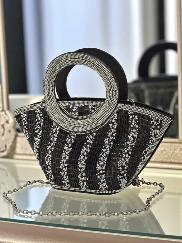 Best Mała torebka damska z cyrkoniami Sparkle Queen Damskie Małe Torebki|Wieczorowe