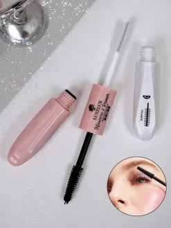 Outlet Mascara & Suchy diamentowy pyłek do rzęs 2w1 24H trwałości i wodoodporny Oczy