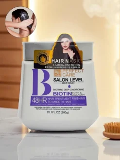 Maska do włosów Biotin Collagen Perfect Care Athena – głęboka regeneracja 800g Włosy