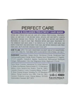 Maska do włosów Biotin Collagen Perfect Care Athena – głęboka regeneracja 800g Włosy