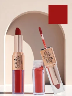 Discount Matowa pomadka do ust w sztyfcie i w płynie 2w1 Cinnamon Latte Usta