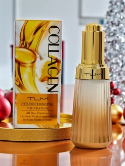 Sale Matujący podkład do twarzy z kolagenem Sand Nude Twarz