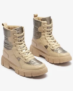 Best Mirae Stiletto Elegante Czarne Workery|Botki Bez Ocieplenia