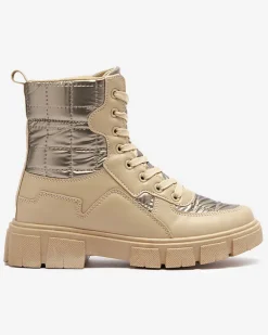 Best Mirae Stiletto Elegante Czarne Workery|Botki Bez Ocieplenia