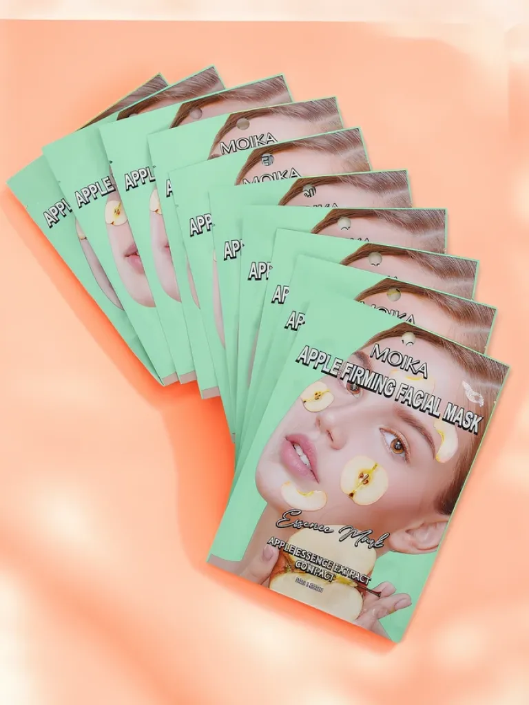 Clearance MOIKA Jabłkowa maseczka w płachcie ujędrniająca Twarz