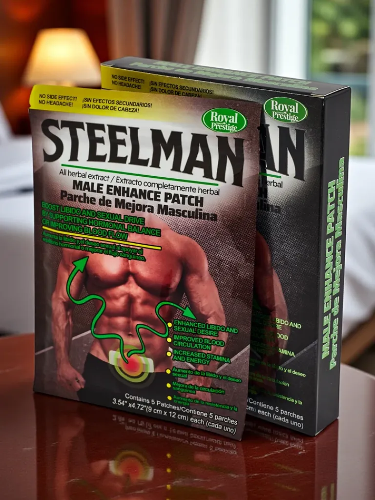 Hot Naturalny Plaster wzmacniający potencję dla mężczyzn 5 szt. Higiena I Zdrowie