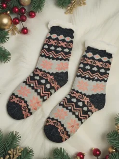 Discount Ocieplane świąteczne damskie skarpetki WinterJoy Skarpetki