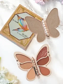 Outlet Paletka 6 cieni do powiek w kształcie motyla 0112g Oczy