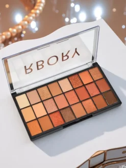 Outlet Paletka 24 cieni do powiek matowych i brokatowych Tea Mood Oczy