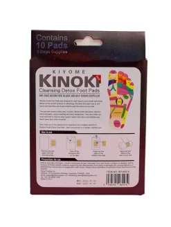 Plastry oczyszczające na stopy DETOX KINOKI 10 szt Piołun Higiena I Zdrowie