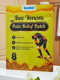 Plastry przeciwbólowe z jadem pszczelim 8 sztuk Higiena I Zdrowie