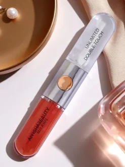 Outlet Pomadka do ust i bezbarwny błyszczyk 2w1 Peachy Nude Usta