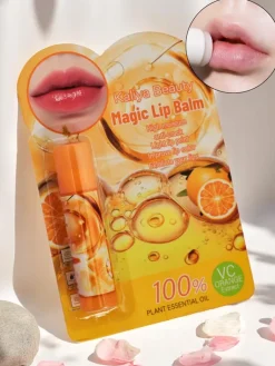 Outlet Pomarańczowy balsam do ust ze 100% naturalny olejkiem- nawilża i regeneruje Usta