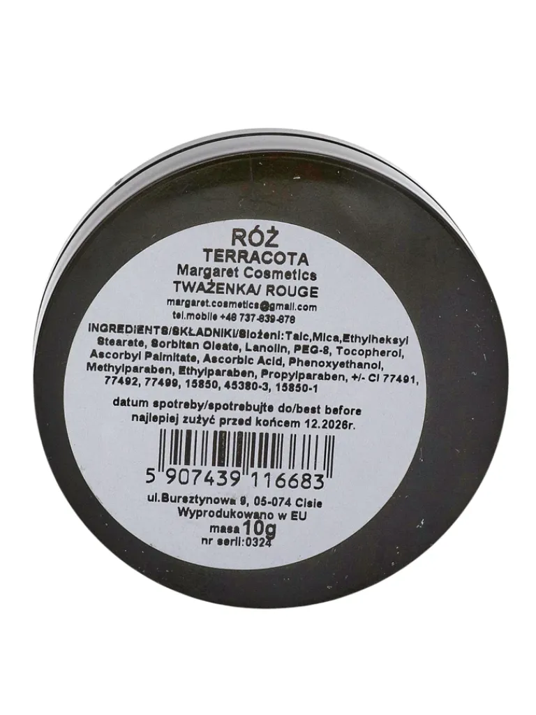 Prasowany róż do policzków kolor Deep Coral Twarz