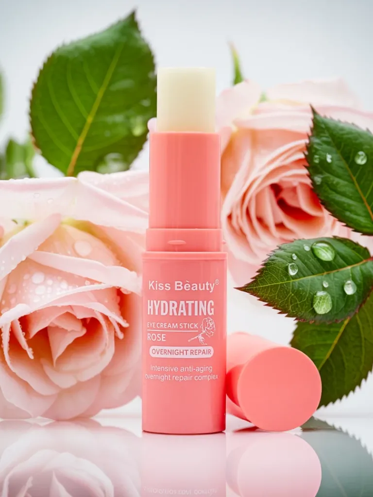 Best Przeciwzmarszczkowy, nawilżający i regenerujący Krem pod oczy w sztyfcie różany Twarz