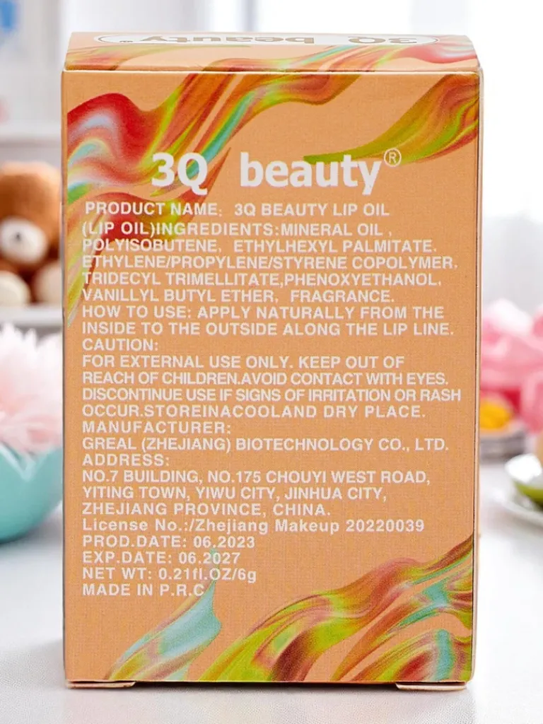 3Q Beauty Nawilżający olejek do ust Usta