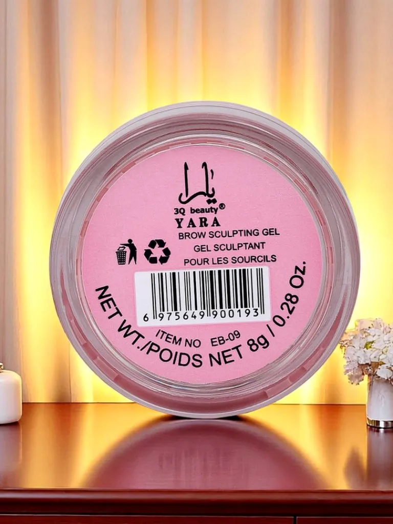 Outlet 3Q Beauty Yara Żel do brwii transparentny + szczoteczka Oczy