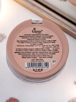 Sale Queen Prasowany rozświetlacz do twarzy Pearl Glow Twarz